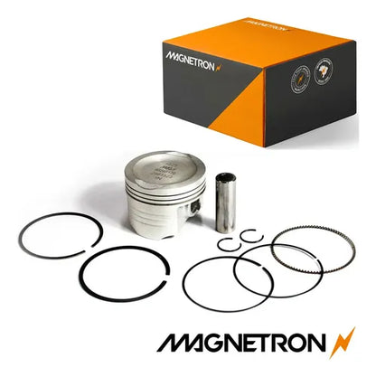 Kit Pistão com Anéis Magnetron Honda Cg 125 Fan 2009 a 2015 0,25 mm