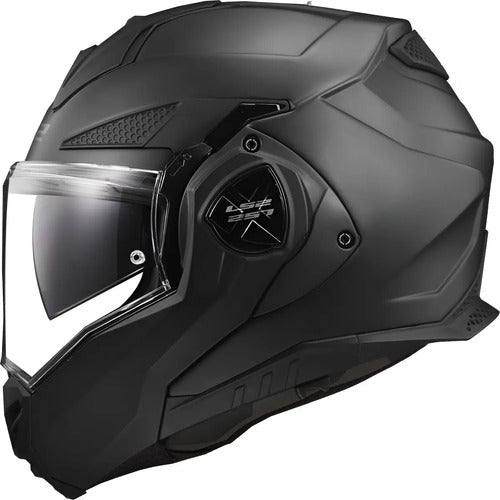 Capacete Escamoteável LS2 FF901 Advant X Solid Preto Fosco