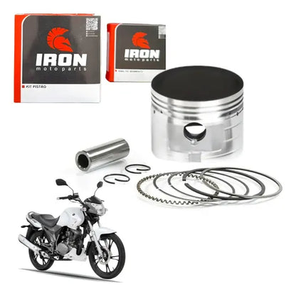 Kit Pistão com Anéis e Pino Iron Dafra Riva 150 2012 em diante 0,75 mm