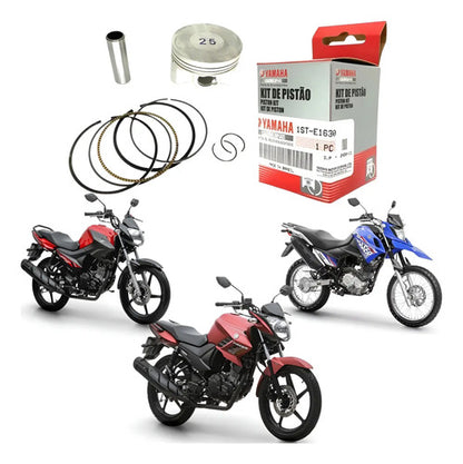 Kit Pistão com Anéis Yamaha Fazer Crosser 150 2014 a 2025 Factor 150 2016 a 2025 0,50 mm