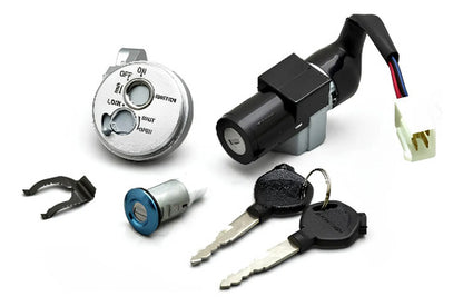 Conjunto de Travas com Chave de Ignição Magnetron Honda Biz 125 2009 a 2015