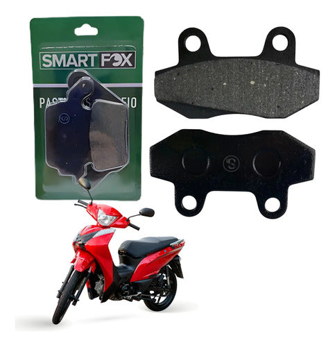 Pastilha de Freio Dianteira Smartfox Shineray Jet Phoenix 50 Jet 125