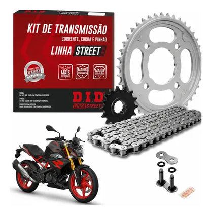 Kit Relação DID Extra Premium com Retentor BMW G 310 R 2017 a 2025 520VD 112L 40/16T