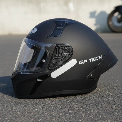 Capacete GP Tech Sense Solid Preto Fosco