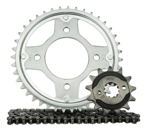 Kit Relação Iron sem Retentor Honda Cb 300f Twister 2023 em diante 520H 110L 38/14T