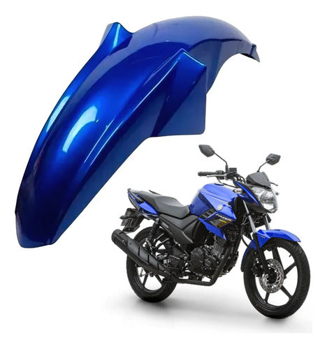 Paralama Dianteiro Paramotos Yamaha Fazer 150 2016 a 2023 Azul Metálico