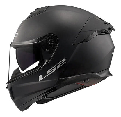 Capacete LS2 FF808 Stream II Solid com Óculos Solar Interno Preto Fosco