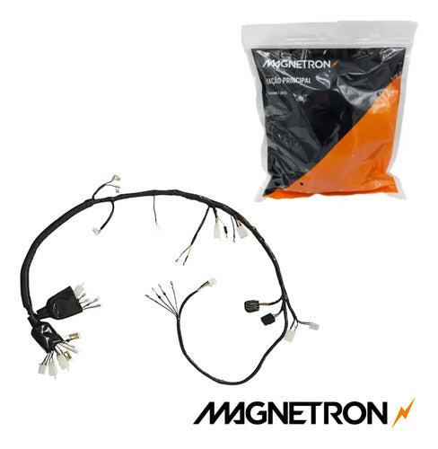 Fiação Chicote Elétrico Principal Magnetron Yamaha Xtz 125 2002 a 2005 Partida a Pedal