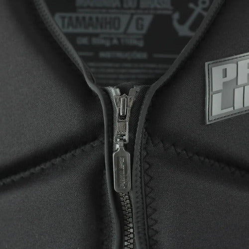 Colete Salva Vidas Homologado Hydro Prolife Tecnológico Slim Preto