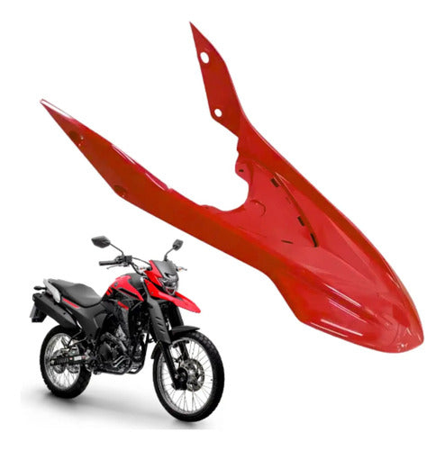 Paralama Dianteiro Paramotos Yamaha Lander 250 2020 a 2024 Vermelho Brilhante