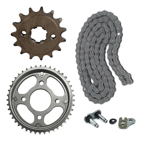 Kit Relação Smartfox com Retentor Honda Cg 160 Titan Fan Start Cargo 2016 a 2023 428OH 118L 44/15T