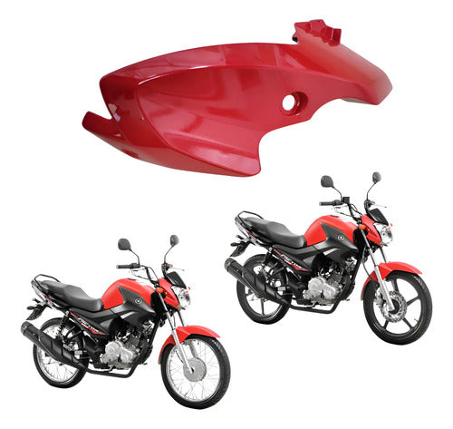 Bananinha Carenagem Lateral do Farol Esquerda Yamaha Factor 125 150 2016 a 2017 Vermelho