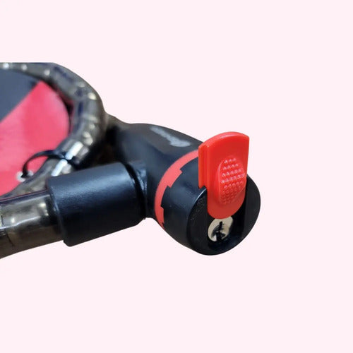 Trava Anti-furto Cadeado Articulado 18x1500mm Shiver