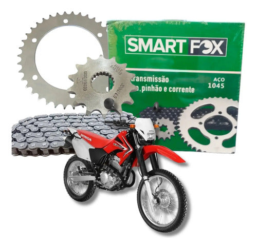 Kit Relação Smartfox sem Retentor Honda Tornado 250 2001 em diante 520H 104L 38/13T