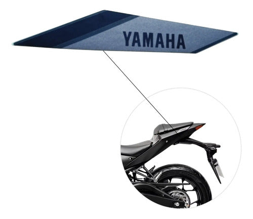 Adesivo da Rabeta Lateral Esquerda Yamaha Mt-03 2022 a 2025 Preto Fosco