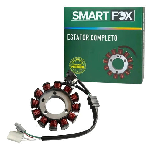 Magneto Estator com Bobina de Pulso Smartfox Yamaha Factor 125 Fazer Factor Crosser 150