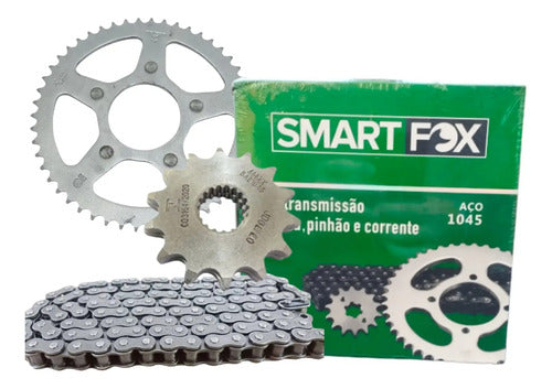 Kit Relação Smartfox sem Retentor Honda Xlr 125 1996 em diante 428H 126L 50/15T