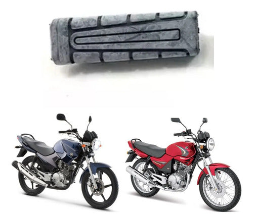 Borracha da Pedaleira Traseira Esquerda Yamaha Crypton 115 Factor Xtz 125 Lander Ténéré 250