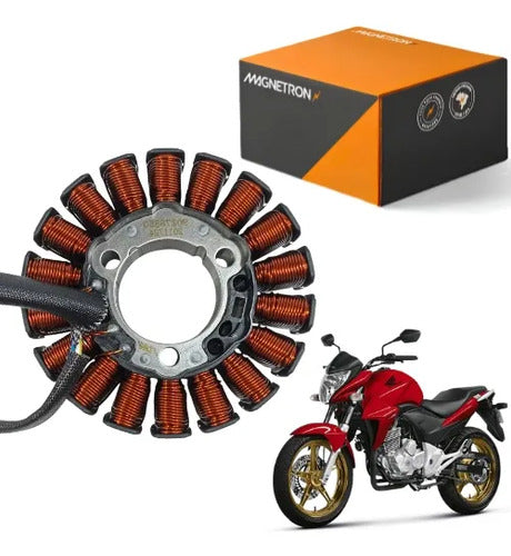 Magneto Estator com Bobina de Pulso Magnetron Honda Cb 300r 2013 em diante
