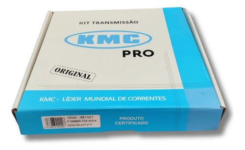 Kit Relação KMC sem Retentor Yamaha Lander 250 2009 a 2024 Ténéré 250 2011 a 2019 520H 106L 40/13T