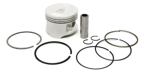 Kit Pistão com Anéis Magnetron Suzuki Yes 125 2005 a 2010 0,75 mm