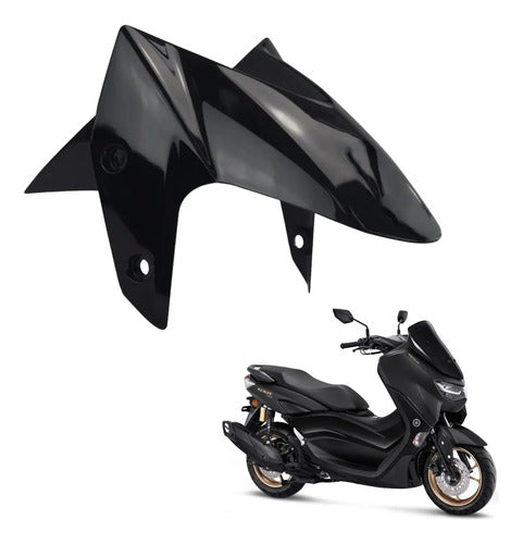 Paralama Dianteiro Yamaha Nmax 160 2018 a 2020 Preto Brilhante