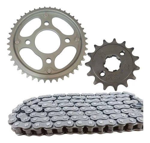 Kit Relação Smartfox sem Retentor Honda Cg 160 Titan Fan Start 2016 a 2025 428H 118L 44/15T