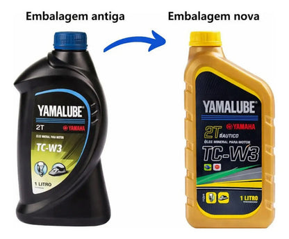 Óleo de Motor Yamalube Super Náutico TC-W3 Mineral 2T 1 Litro