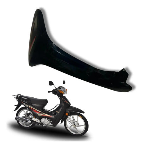 Carenagem Aba Lateral Externa Esquerda Iron Shineray Phoenix 50 2011 a 2019 Preto