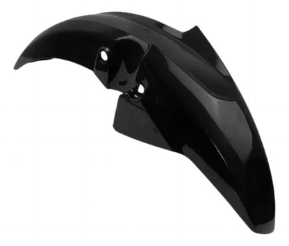 Paralama Dianteiro sem Suporte Paramotos Honda Cg 160 Titan Fan 2022 a 2024 Preto Brilhante