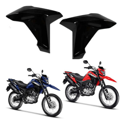 Par de Abas do Tanque Paramotos Honda Bros 160 2025 em diante Preto