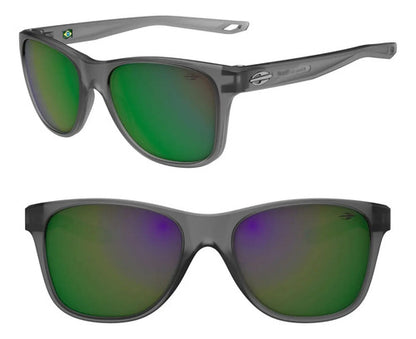 Óculos De Sol Mormaii Bangkok Óculos Solar Bangkok Feminino Masculino Lente Verde Espelhado Cinza