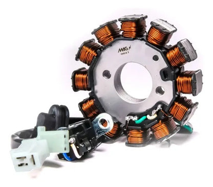 Magneto Estator com Bobina de Pulso Magnetron Honda Biz 125 2018 a 2024