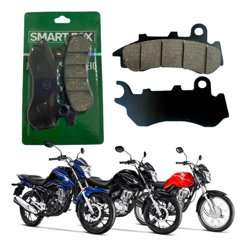 Pastilha de Freio Dianteira Smartfox Honda Cg 160 Titan Fan Start Cargo 2018 a 2025