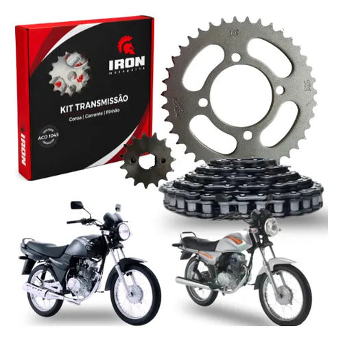 Kit Relação Iron sem Retentor Sundown Max Hunter 125 2004 em diante 428H 118L 39/15T