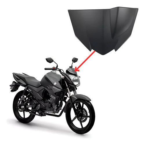 Capa do Painel Paramotos Yamaha Fazer 150 2020 a 2022 Preto Fosco