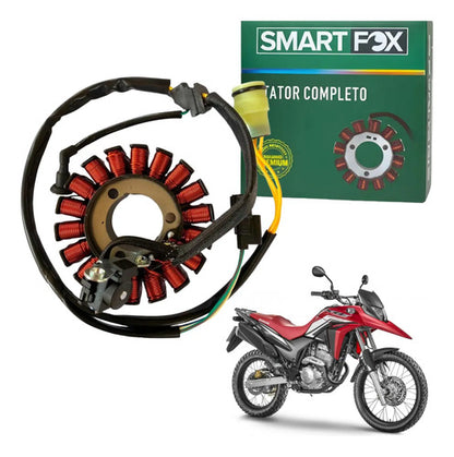Magneto Estator com Bobina de Pulso Smartfox Honda Xre 300 2013 a 2018