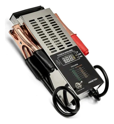 Testador de Bateria Digital com Display LED Magnetron Universal Carga de 100A