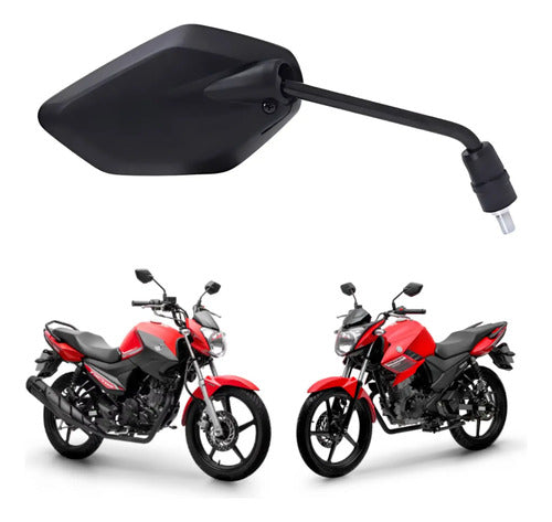 Espelho Retrovisor Direito Yamaha Factor Neo Fluo 125 Factor Fazer Crosser 150