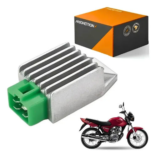 Regulador Retificador Magnetron Honda Biz 100 Cg 125 Fan Cg Bros 150 Titan 12V