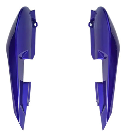 Par de Rabetas Laterais Paramotos Yamaha Fazer 150 2016 a 2018 Azul Metálico