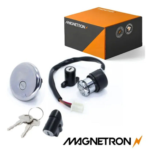 Conjunto de Travas Magnetron Suzuki Intruder 125 2002 em diante
