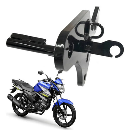 Estribo Pedaleira Dianteira Direita Chapam Yamaha Fazer 150 2017 a 2019 Preto Brilhante