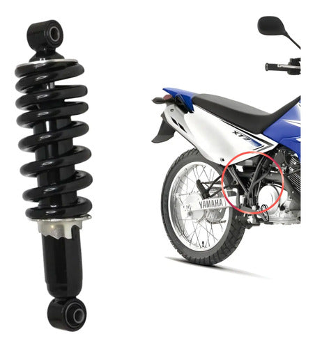 Amortecedor Traseiro Central Pro-Link Smartfox Yamaha Xtz 125 2003 em diante Cromado