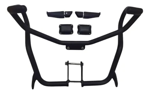 Protetor de Motor com Pedaleira Chapam Yamaha Factor Dx 150 2025 em diante Preto Fosco