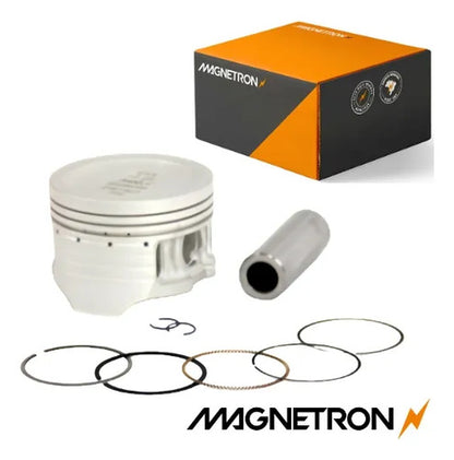 Kit Pistão com Anéis Magnetron Honda Biz 125 2006 a 2023 0,25 mm