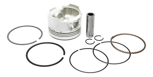 Kit Pistão com Anéis Magnetron Honda Cg 125 Titan 2002 a 2004 0,50 mm