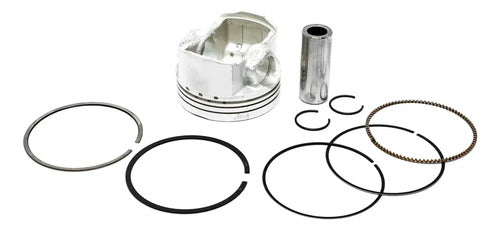 Kit Pistão com Anéis Magnetron Yamaha Factor 125 2009 a 2024 0,75 mm