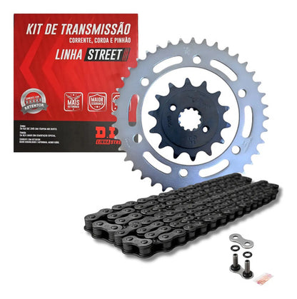 Kit Relação DID Street com Retentor Honda Tornado Sahara 300 520V 108L 39/14T