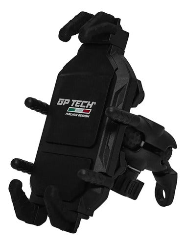 Suporte de Celular para Retrovisor GP Tech Armor Anti Shock 4 a 7 Polegadas